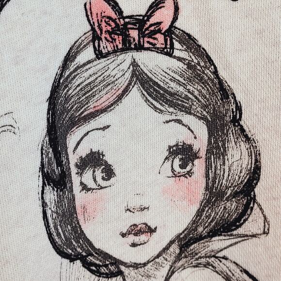 Disney Art of Snow-White 100% Cotton Graphic Pullover Sweatshirt EUC Size 2XL - Picture 3 of 11